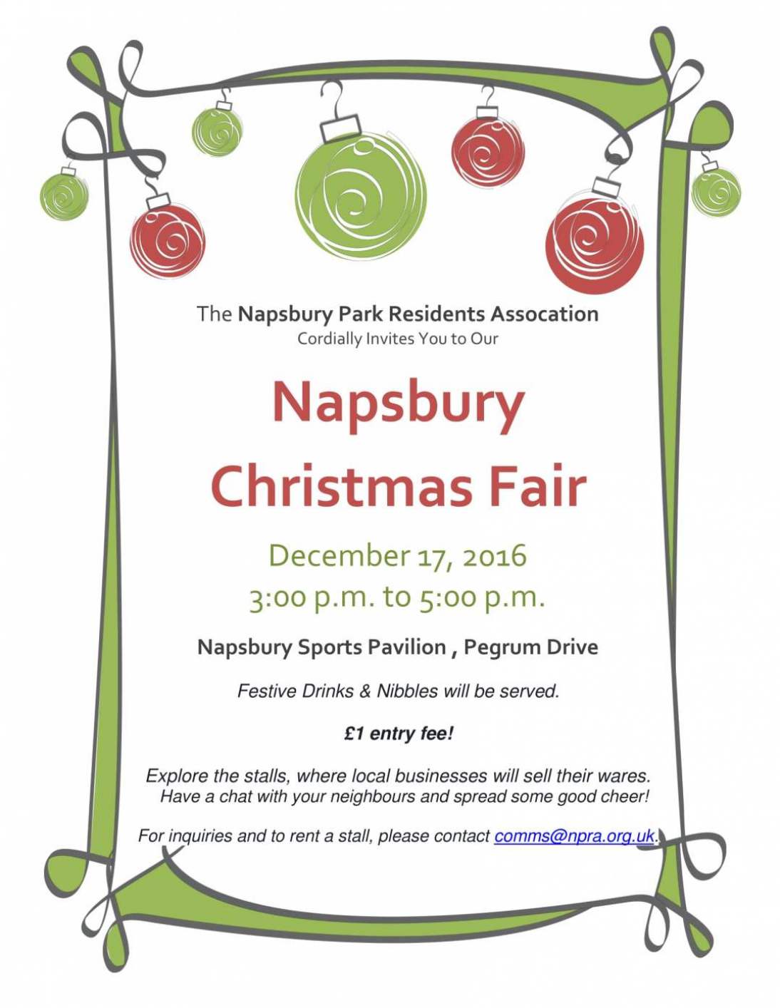 NapsburyChristmasFair2016